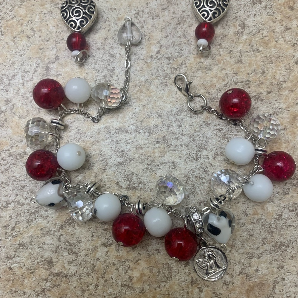 Earrings And Bracelet Set